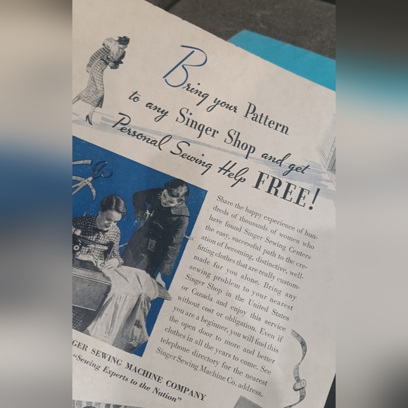 Simplicity Sewing Book For Beginners Illustrated 1937 Art Of Sewing Book 1930 - Picture 6 of 6